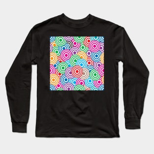 Multi-Color Multi-Circles Long Sleeve T-Shirt